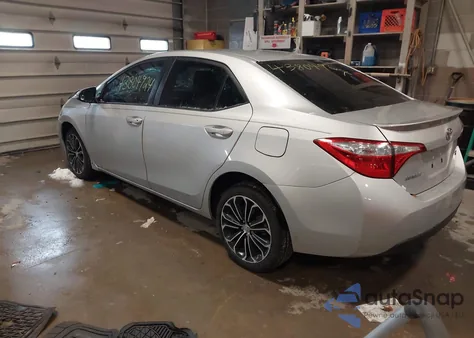 2016 Toyota Corolla S Plus z USA, uszkodzony, nr VIN 2T1BURHE5GC482322